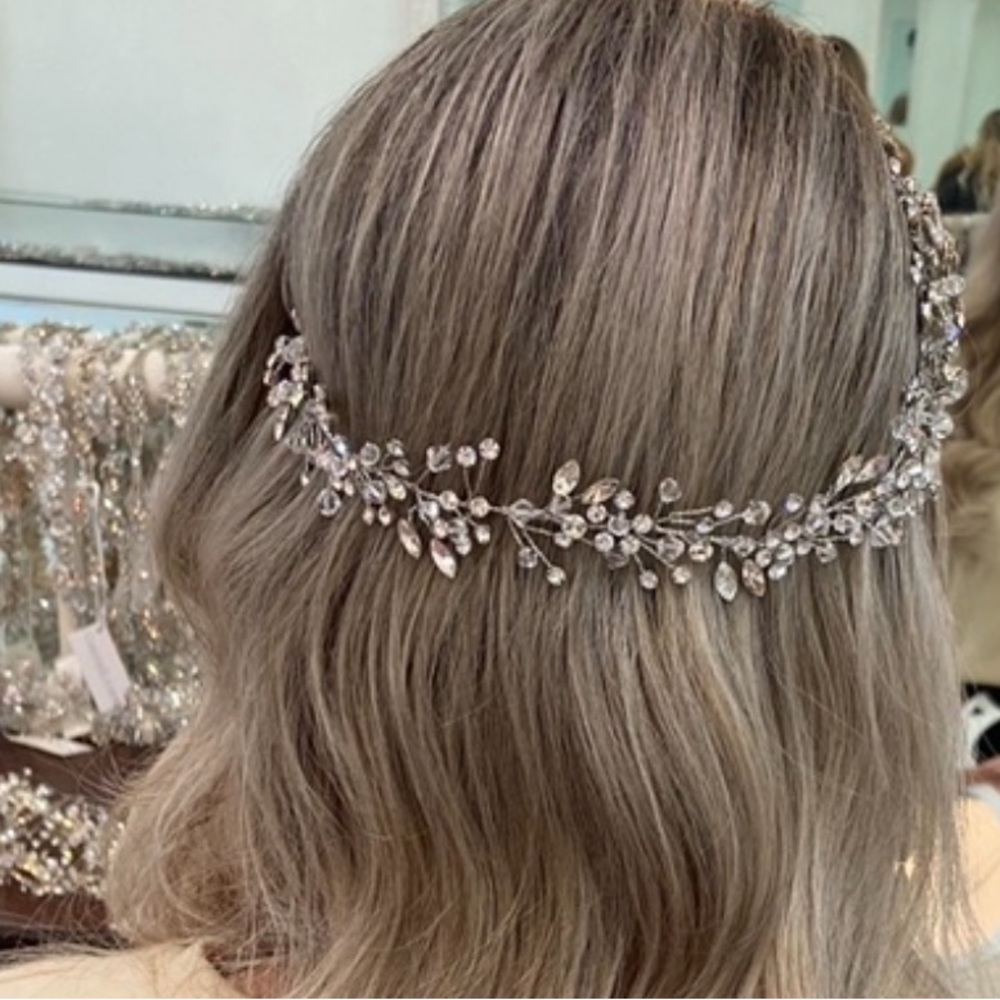 Crystal Bridal Head Piece - Picture 3 of 8